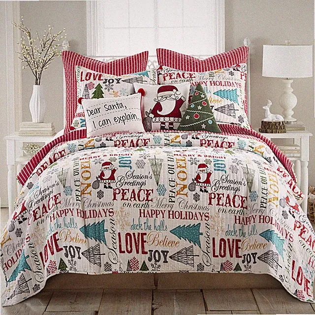 Santa Claus Lane Holiday Quilt Set - Levtex Home